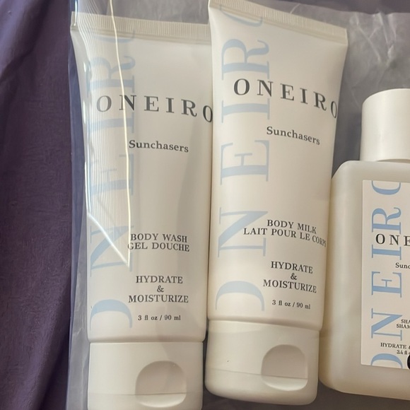 SEALED NEW ONEIRO Sunchasers TSA 5 piece Kit Travel Clean Vegan Personal Care - Picture 5 of 5